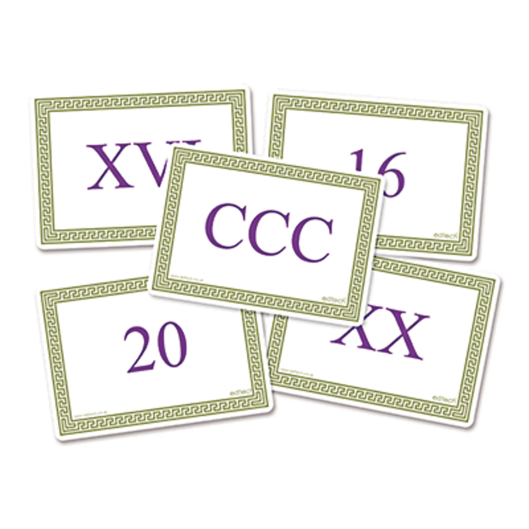 Roman Numeral Cards - Pack 40